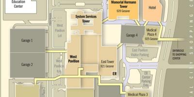メモリアルヘルマンホスピタル病院の地図