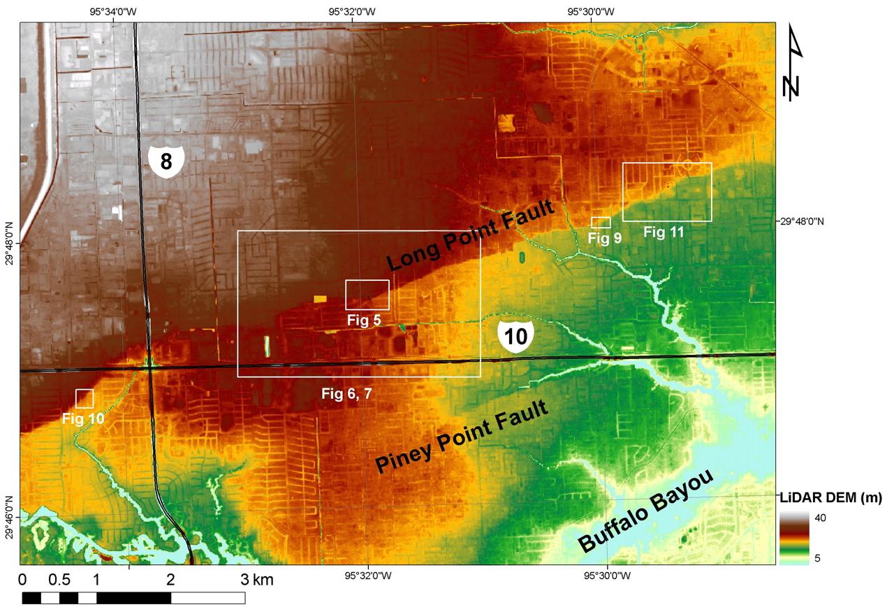 ヒューストン標高地図 Houston Tx標高地図 テキサス アメリカ