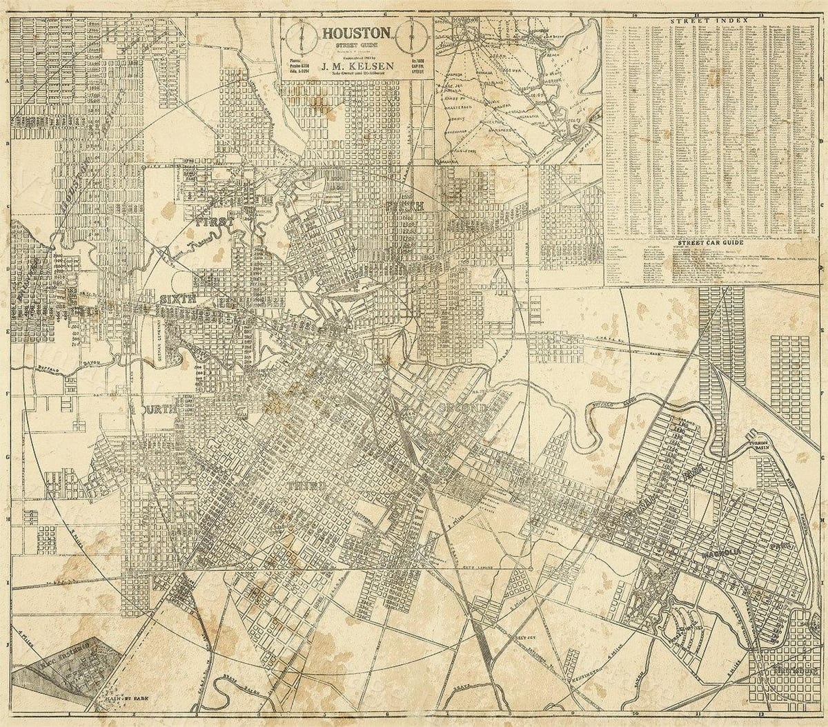 地図Houston tx