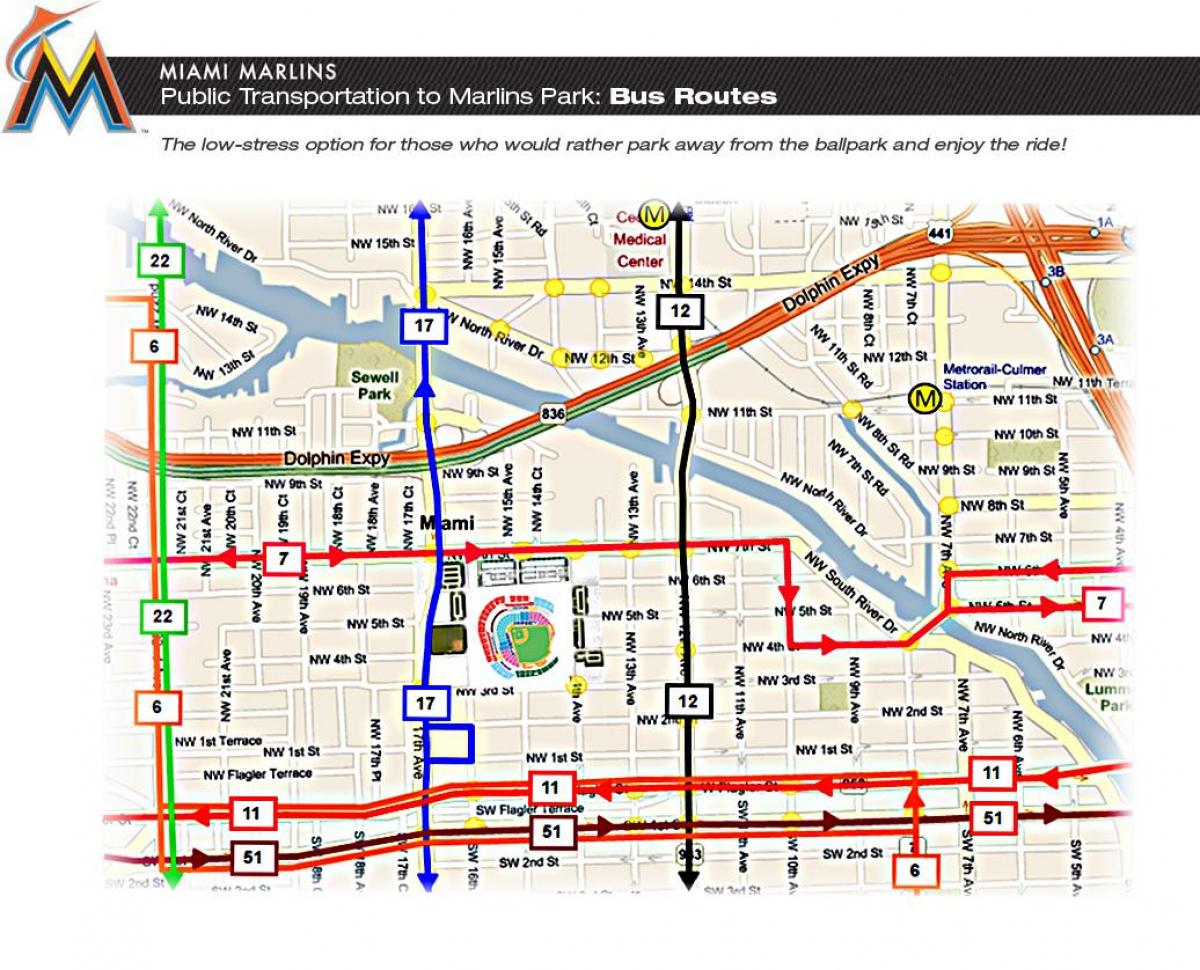 ヒューストンのバス路線図