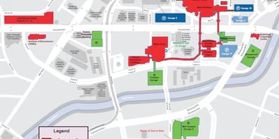Mdアンダーソンヒューストンの地図